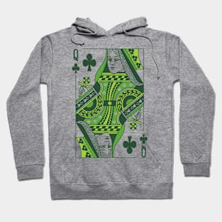 Queen of Clubs St Patricks Day Hoodie